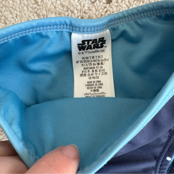 NWOT 2T Star Wars R2-D2 Two-Piece Swimsuit for Girls - Picture 13 of 16